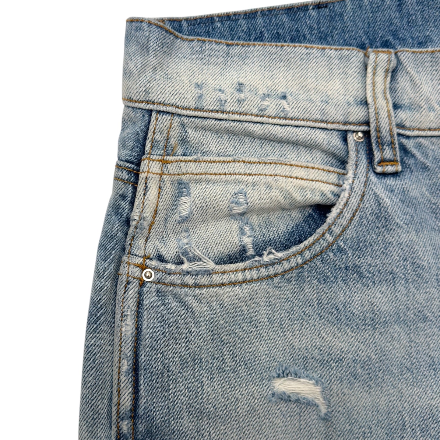 AMIRI CARPENTER STRAIGHT LEG DENIM JEANS BLUE W30”