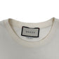 GUCCI LAMB PRINT COTTON T-SHIRT CREAM / RED L