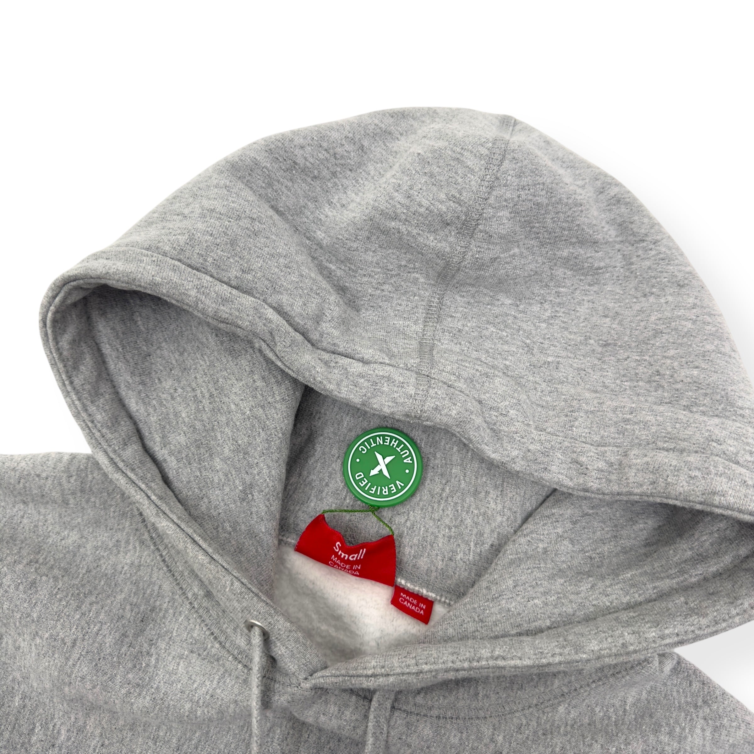 SUPREME BANDANA BOX LOGO HOODIE GREY / BLUE S