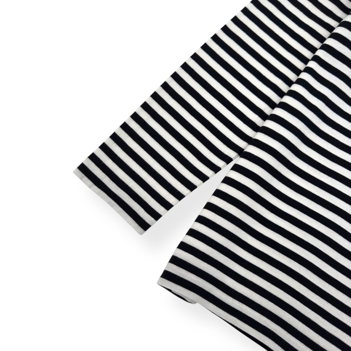 CDG PLAY LONG SLEEVE T-SHIRT BLACK / WHITE L