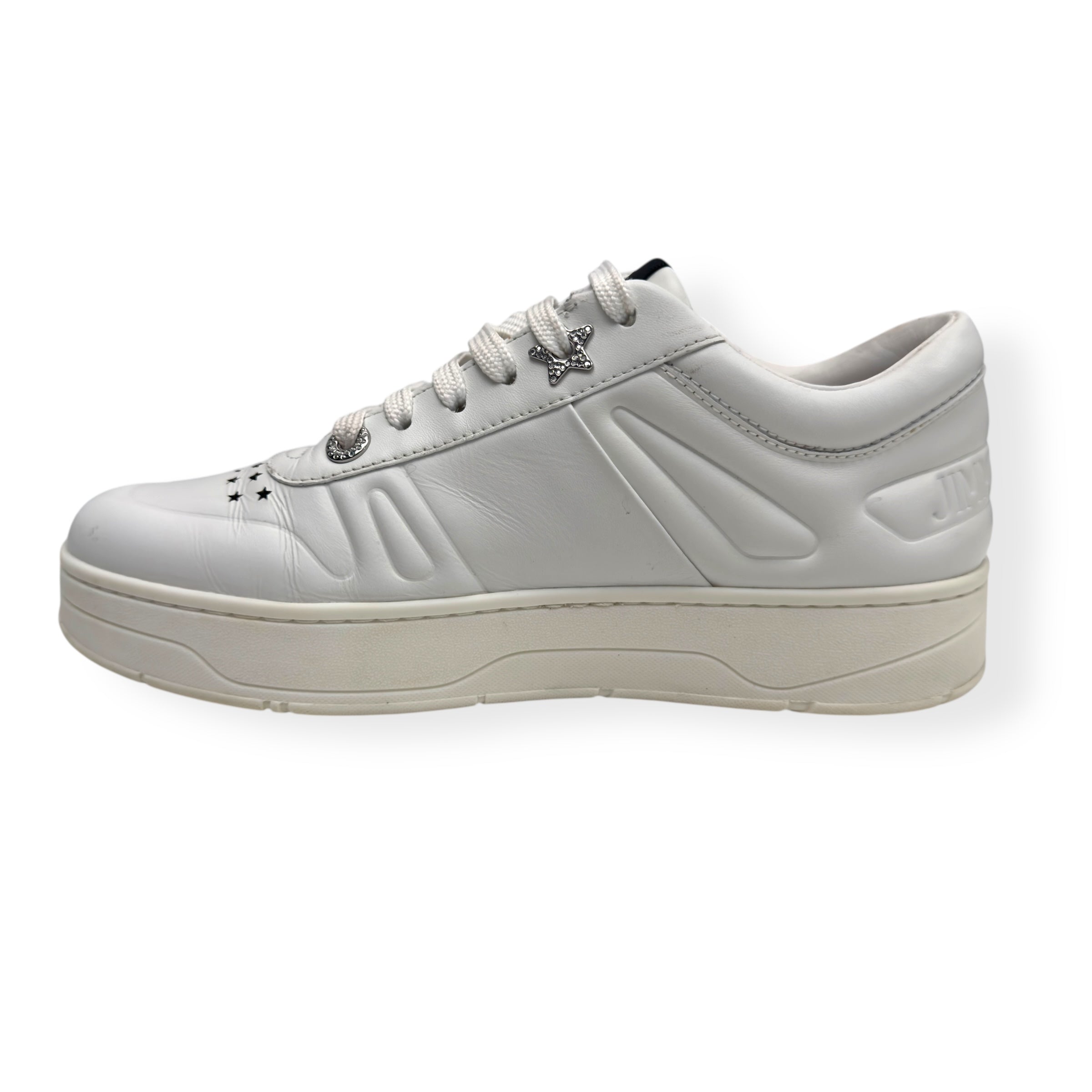 JIMMY CHOO HAWAII SNEAKER WHITE 38 / UK5