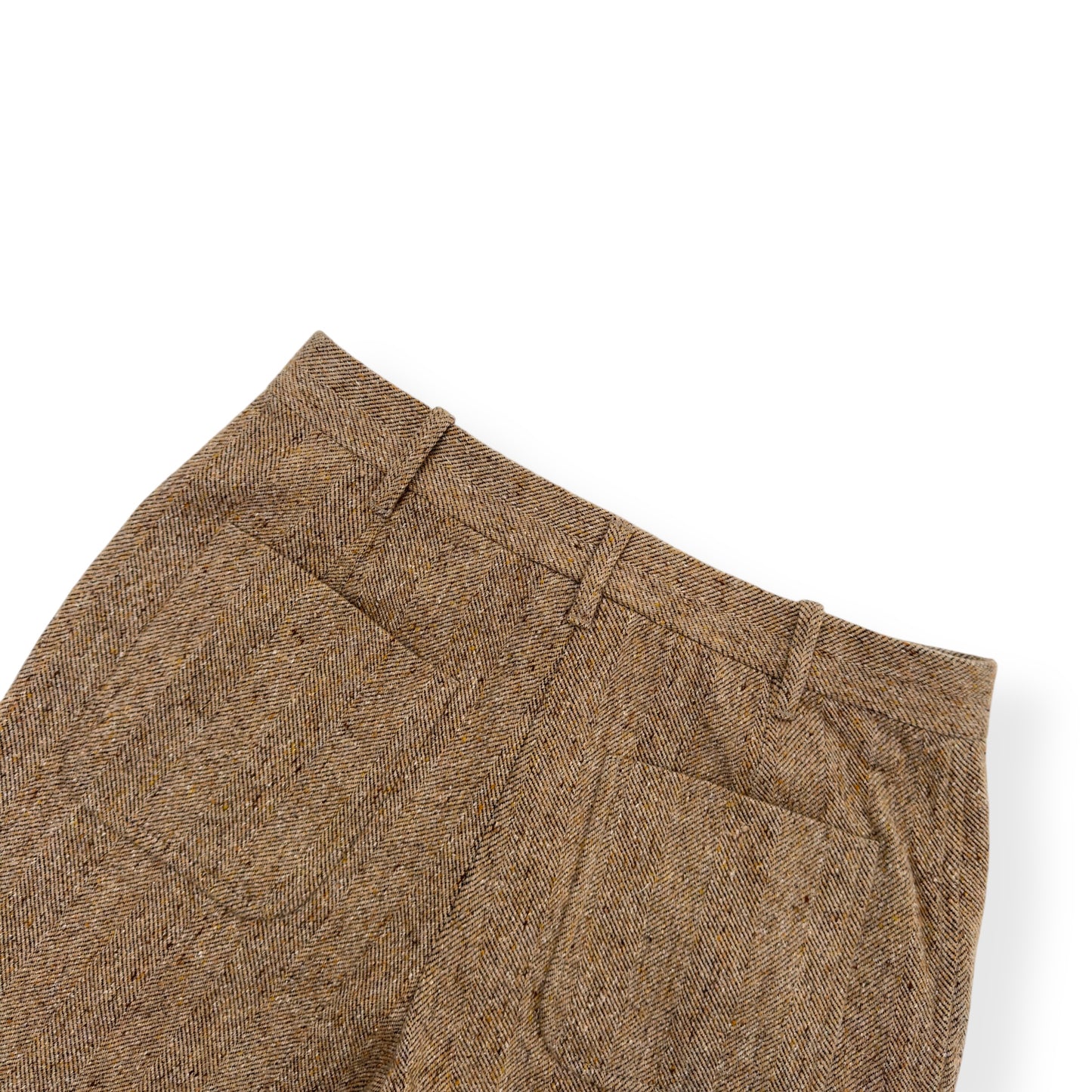 BOTTEGA VENETA WOOL / SILK TROUSERS SAND 48 / M