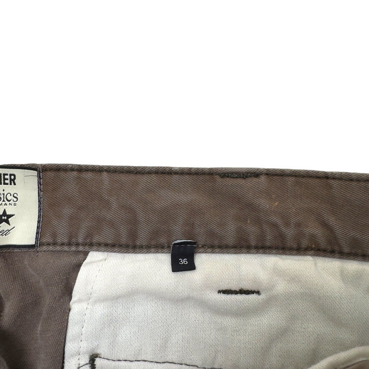 JEANIUS BAR ATELIER CUSTOM CARPENTER DENIM JEANS BROWN W36”