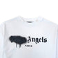 PALM ANGELS SPRAY PAINT T-SHIRT WHITE / BLACK M