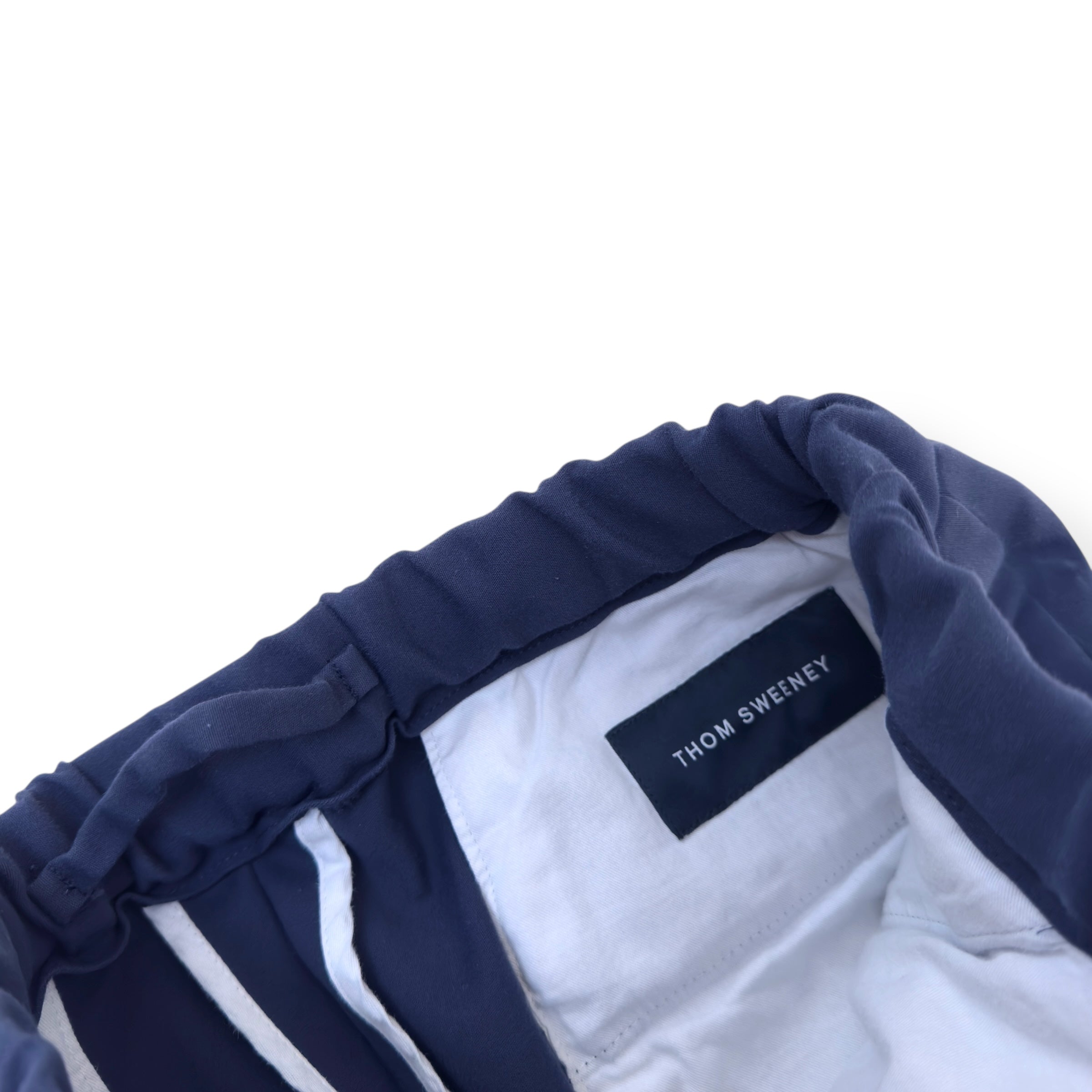 THOM SWEENEY COTTON-BLEND TROUSERS NAVY 48 / S