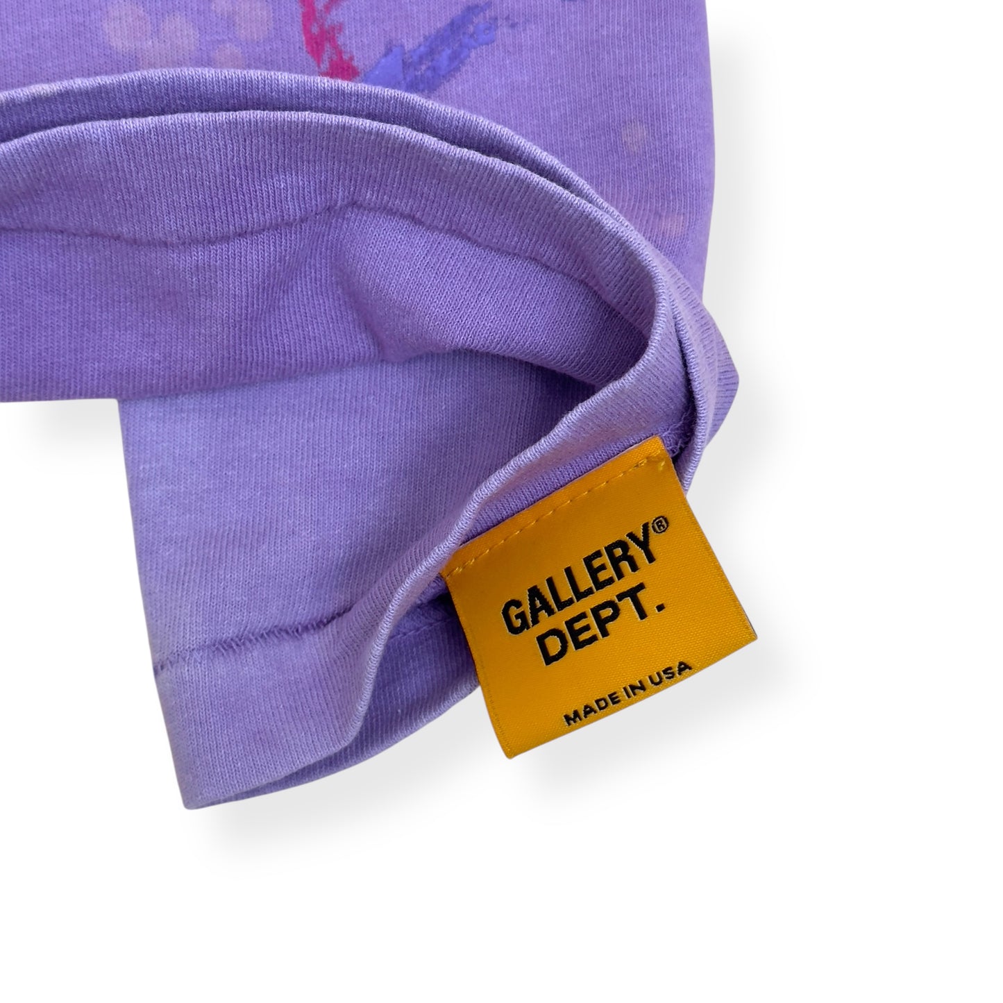 GALLERY DEPT. VINTAGE LOGO PAINTED T-SHIRT LILAC XL
