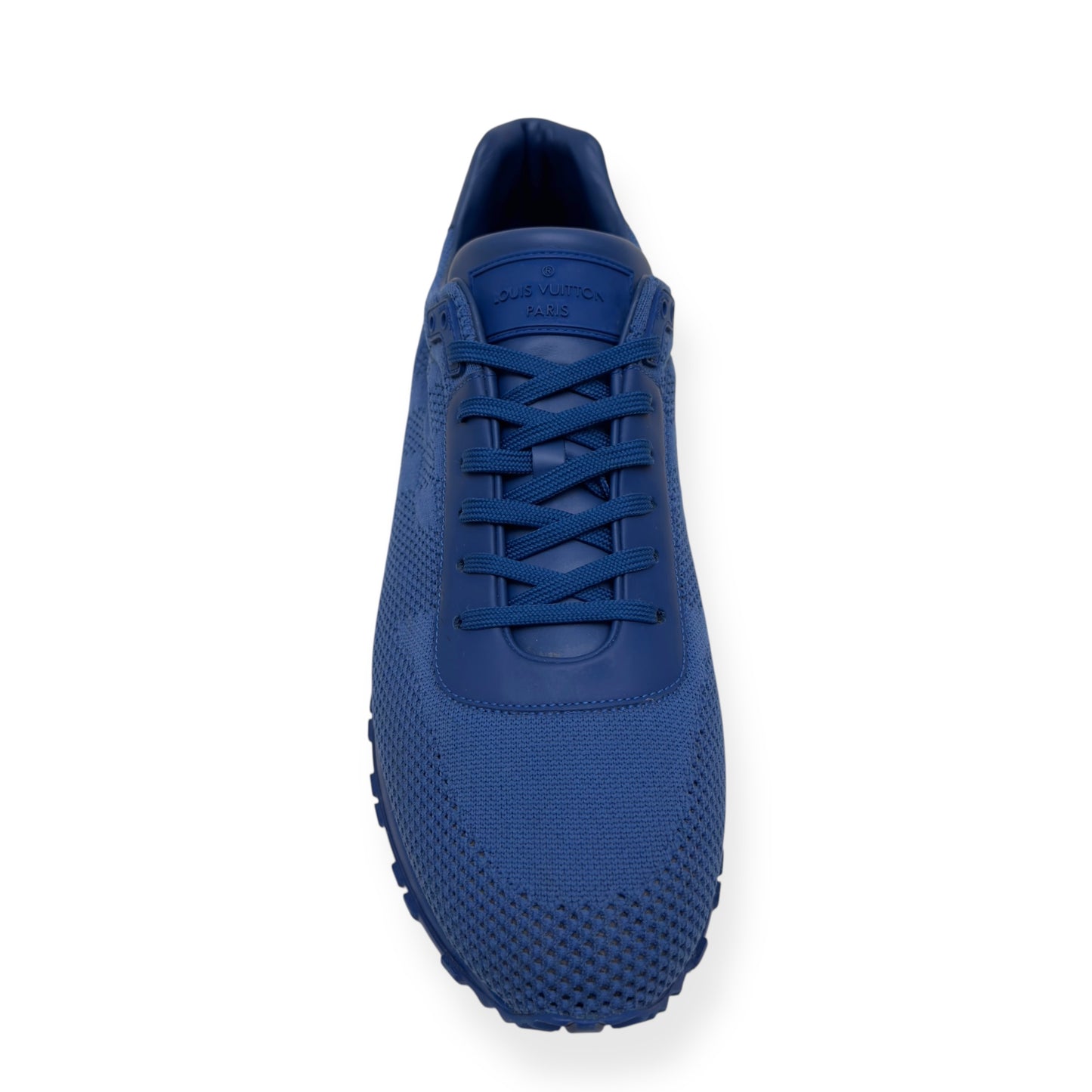LOUIS VUITTON DAMIER MESH RUN AWAY SNEAKER BLUE UK9.5