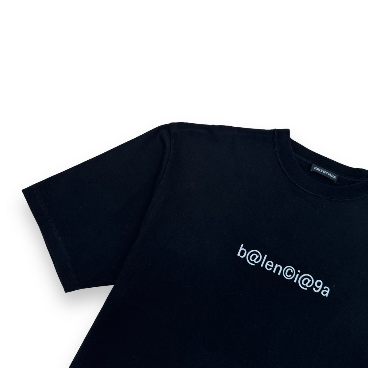 BALENCIAGA OVERSIZED SYMBOLIC LOGO T-SHIRT BLACK M