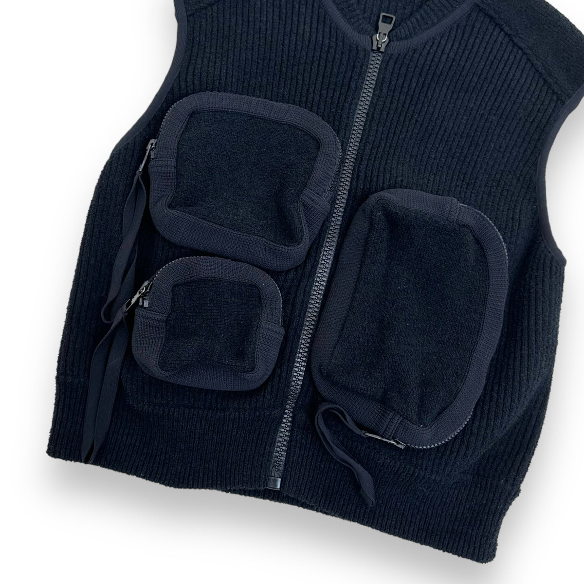 LOUIS VUITTON X VIRGIL ABLOH MULTI POCKET 3D GILET VEST JACKET BLACK L