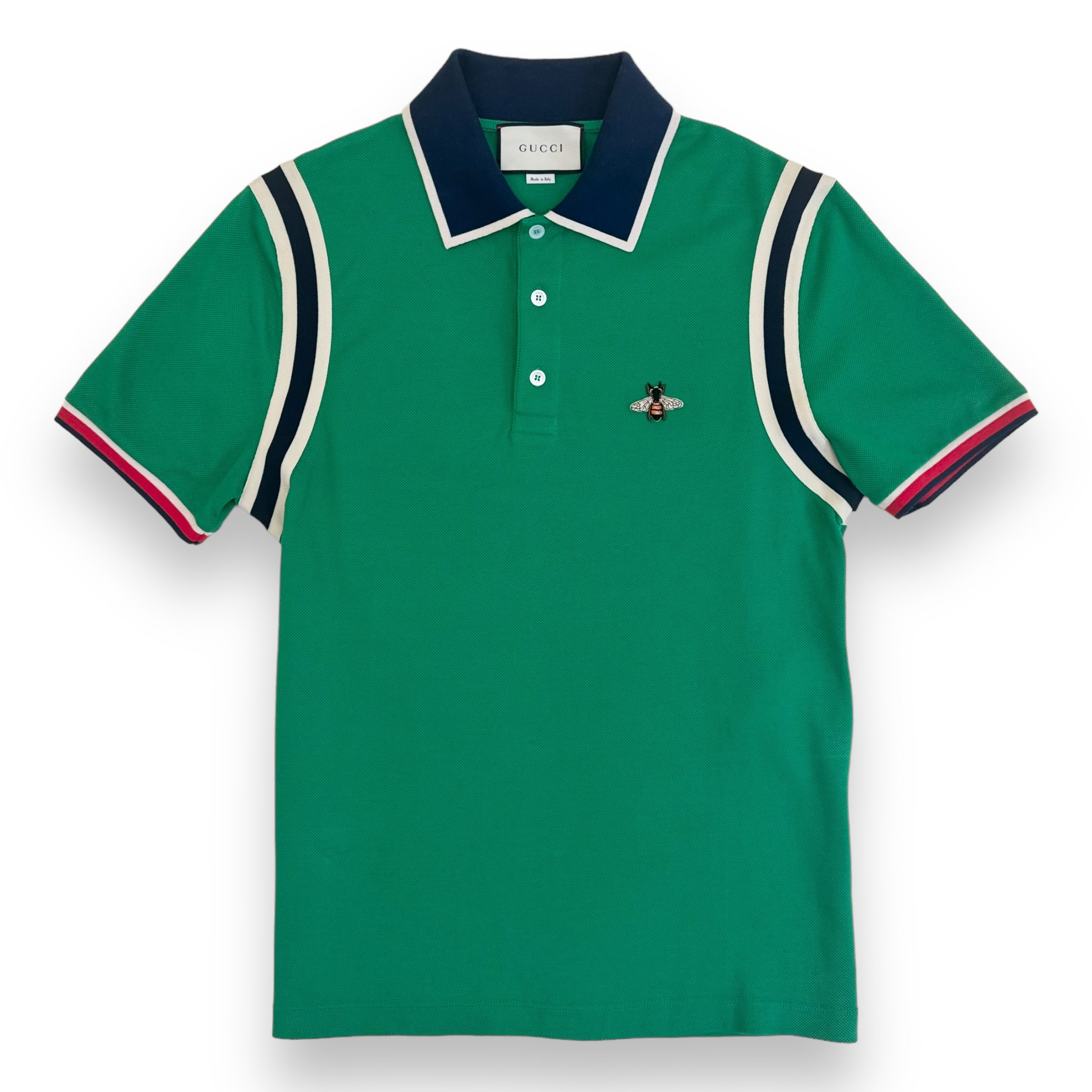 GUCCI BEE POLO SHIRT GREEN XL