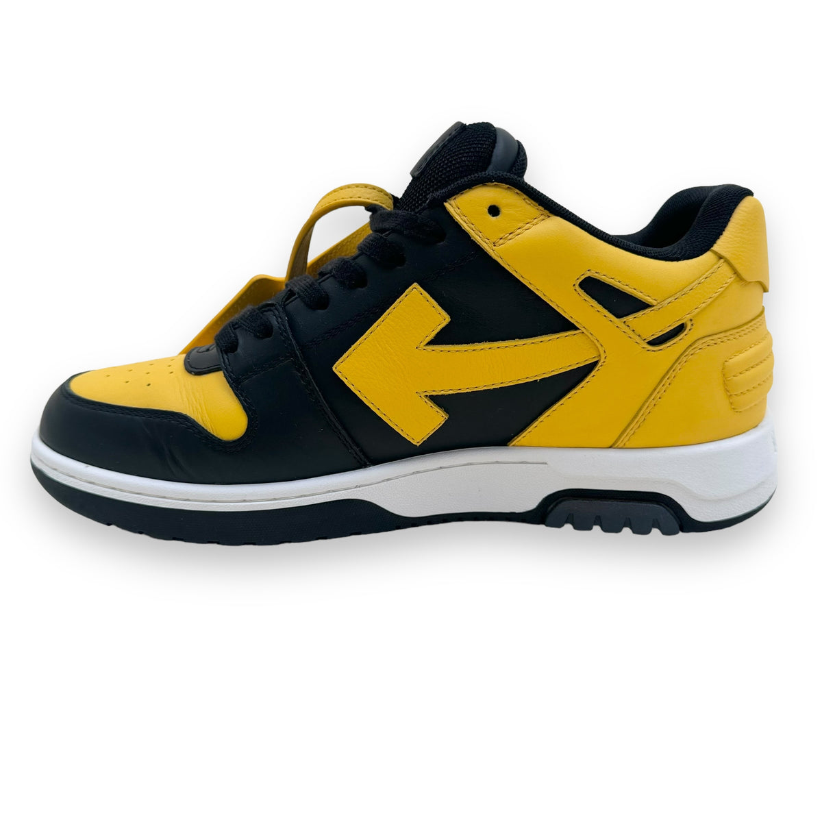 OFF-WHITE OUT OF OFFICE SNEAKER YELLOW / BLACK UK9