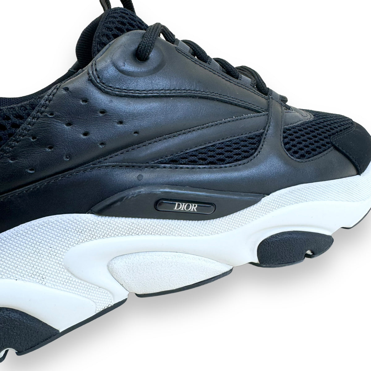 DIOR B22 SNEAKER BLACK / WHITE UK12