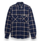 AMIRI CHERUB FLANNEL SHIRT BLUE S