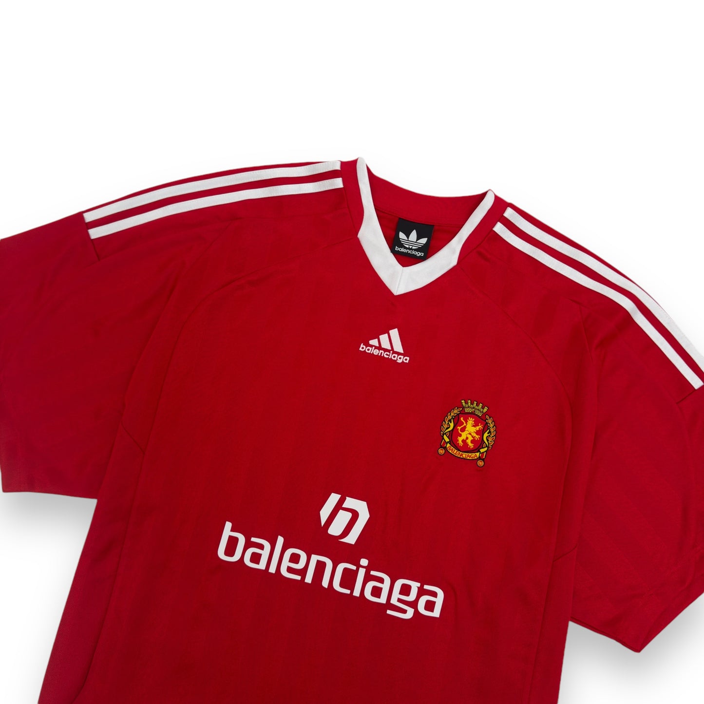 BALENCIAGA X ADIDAS FW22 FOOTBALL SHIRT RED L