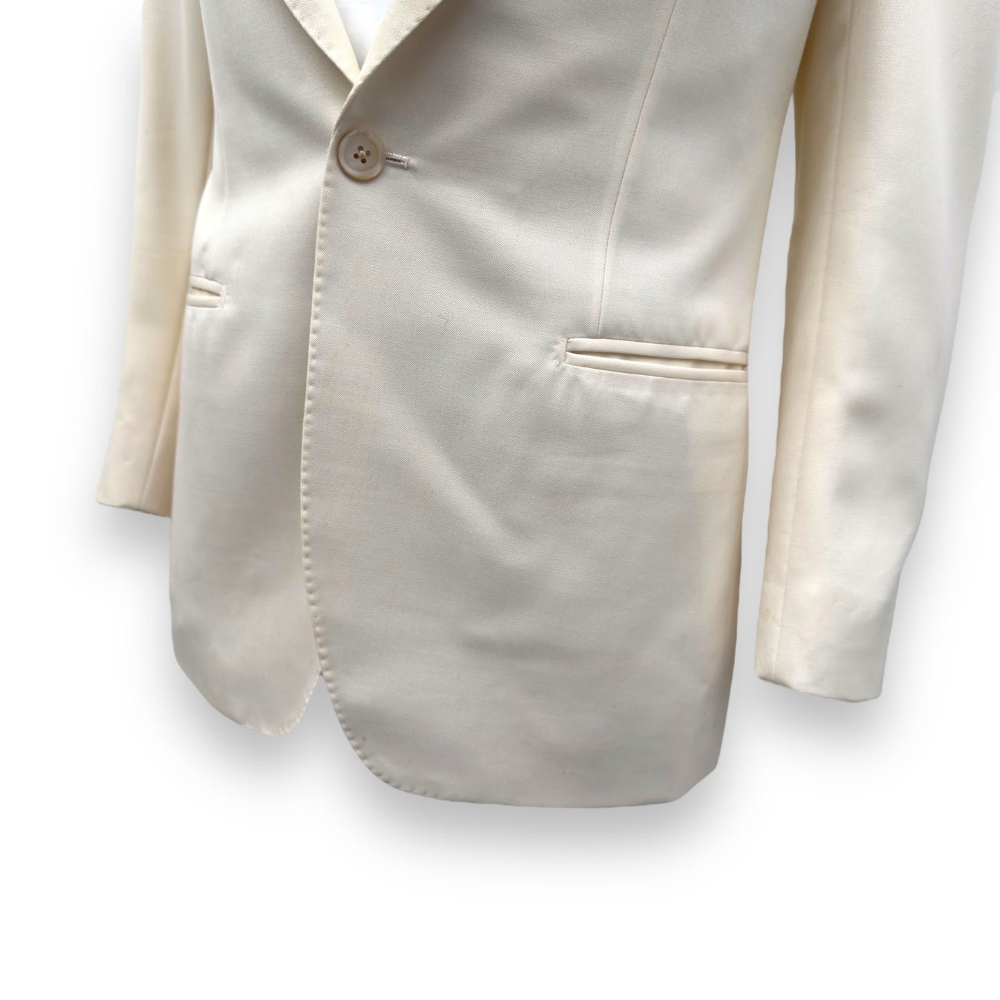 THOM SWEENEY BESPOKE JACKET CREAM UK8