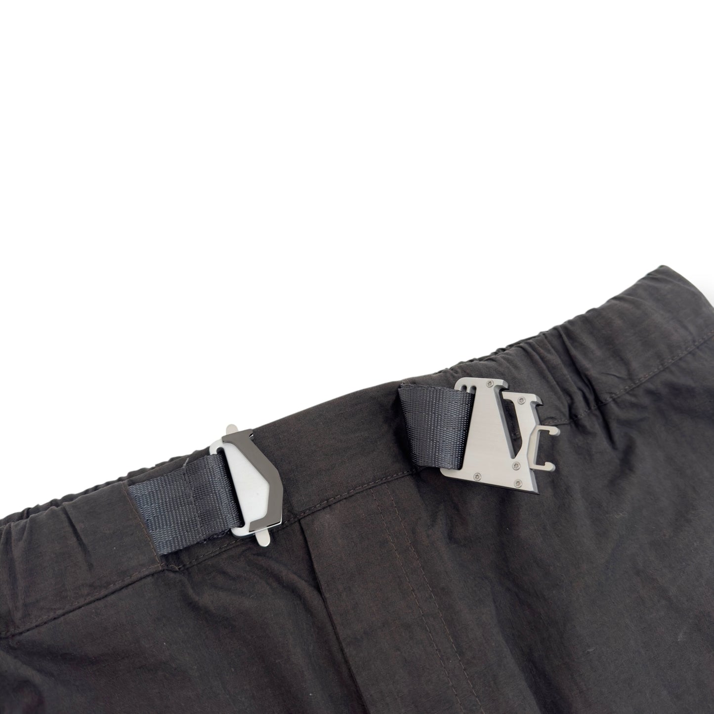 LOUIS VUITTON TECHNICAL BUCKLE TROUSERS DARK GREY FR52 / L