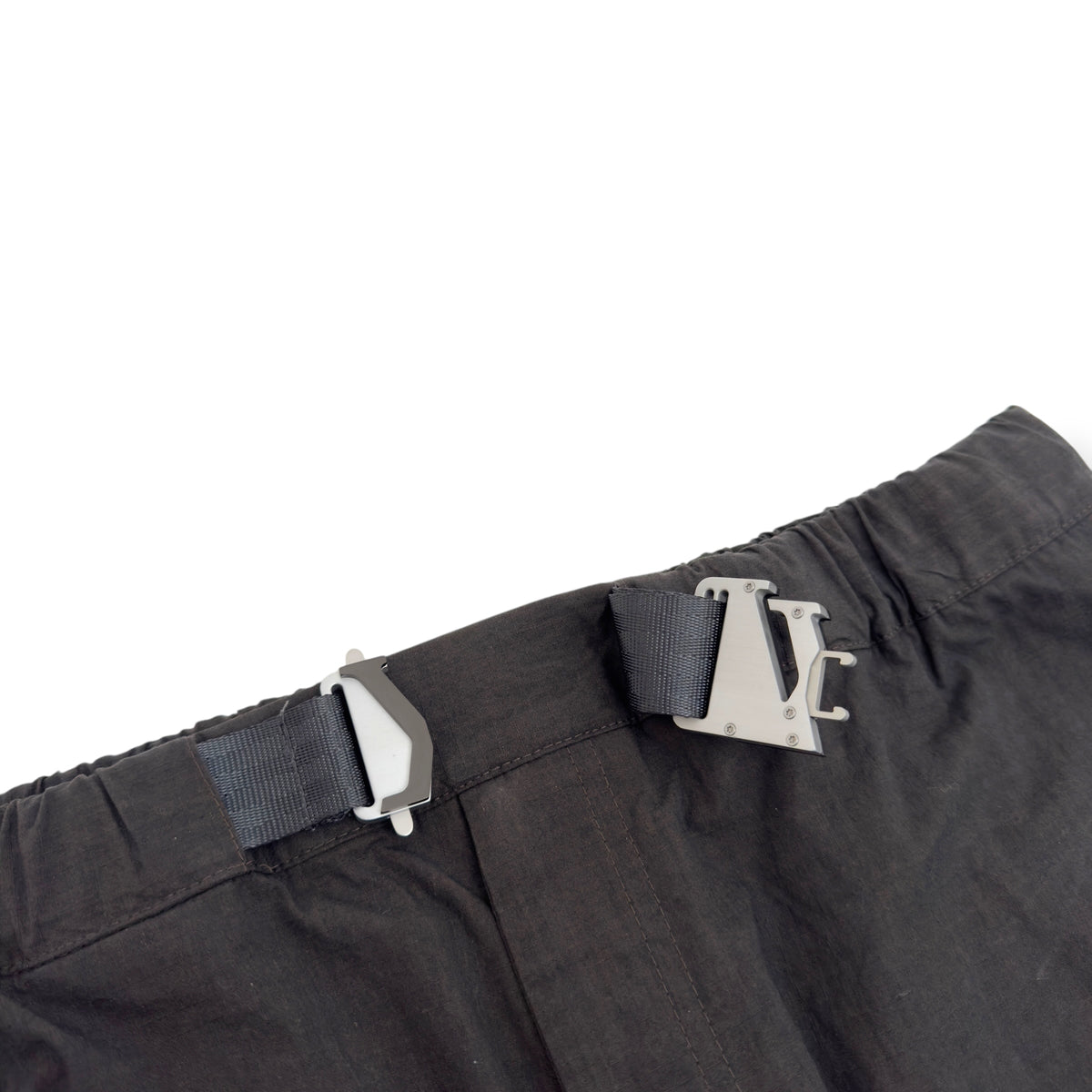 LOUIS VUITTON TECHNICAL BUCKLE TROUSERS DARK GREY FR52 / L