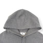 AMI PARIS LOGO HOODIE GREY / RED M