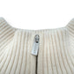 JACQUEMUS LA MAILLE CARRO PLAID-PATTERNED SWEATER WHITE / BLUE L