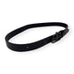 BALENCIAGA BB THIN LEATHER BELT BLACK 75CM