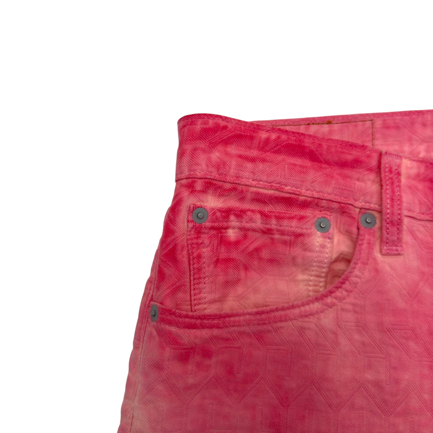 STUSSY X LEVI’S JACQUARD JEANS PINK W33