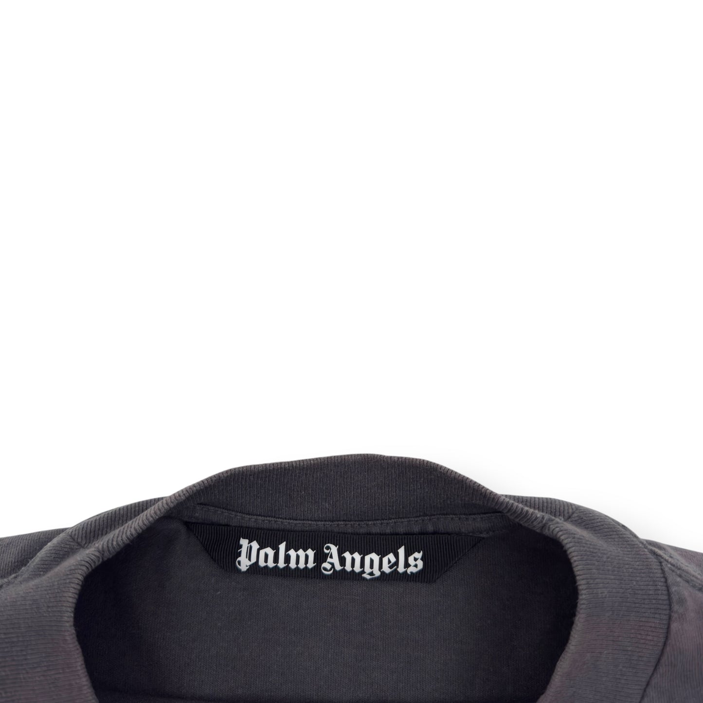 PALM ANGELS LOGO PRINT T-SHIRT BLACK / YELLOW M