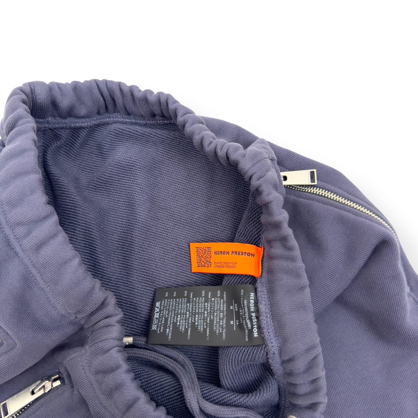 HERON PRESTON SWEAT SHORTS INDIGO / GREY M