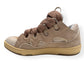 LANVIN LEATHER CURB SNEAKER BEIGE  42 / UK8