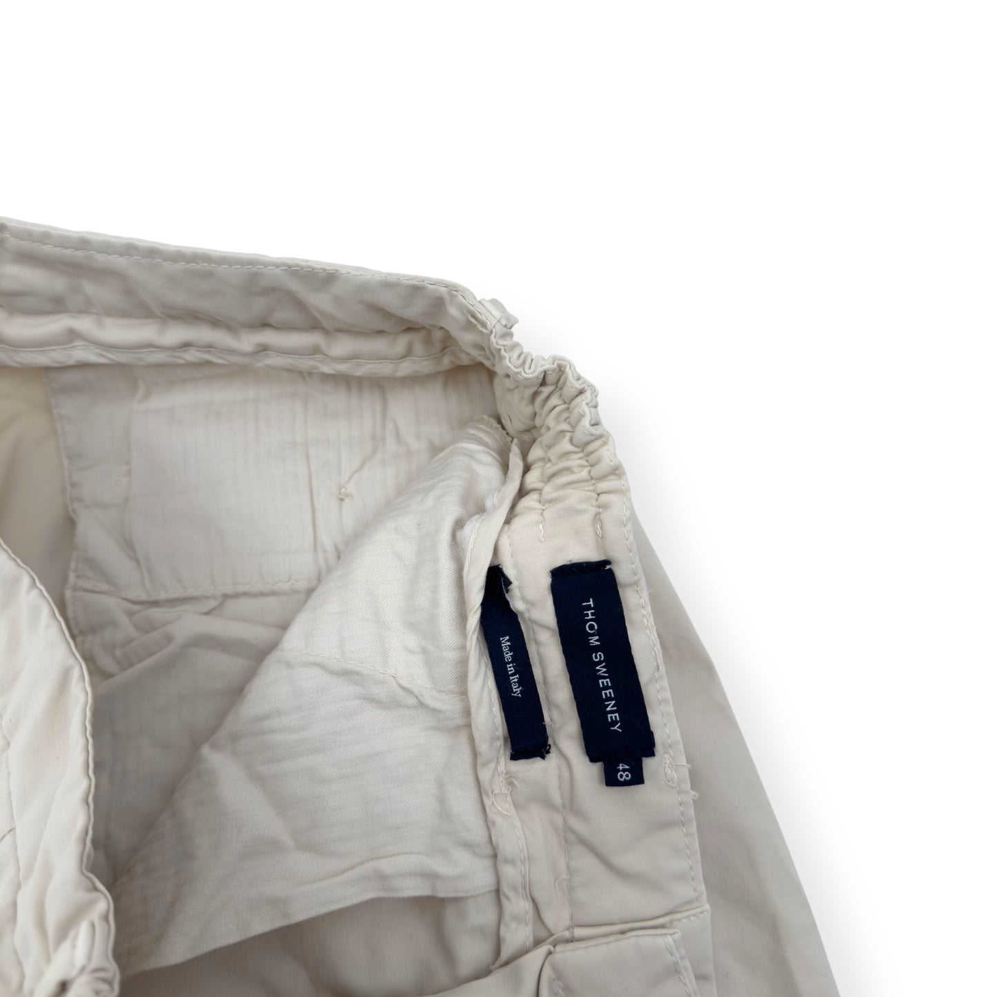 THOM SWEENEY SHORTS CREAM 48 / S