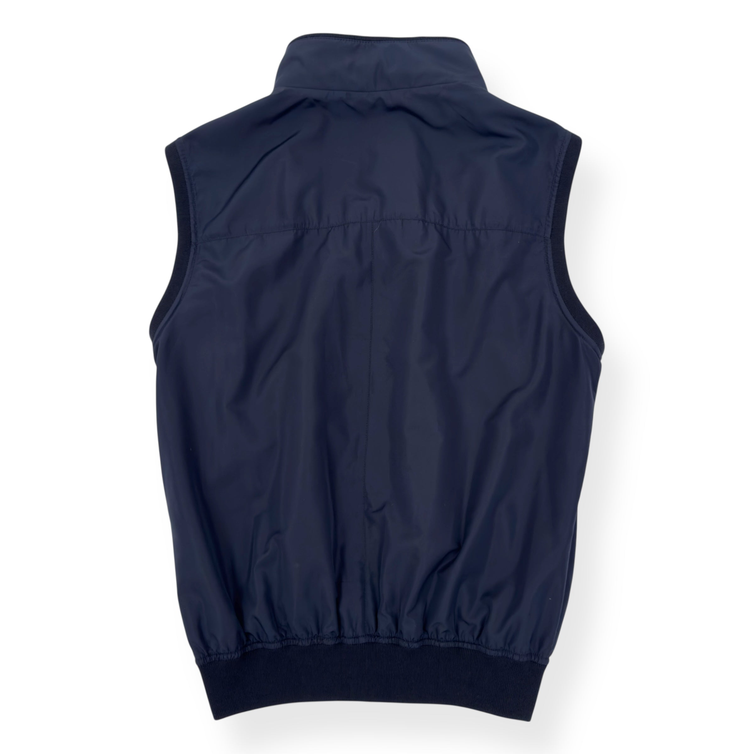 THOM SWEENEY SS23 JAPANESE NYLON GILET NAVY M
