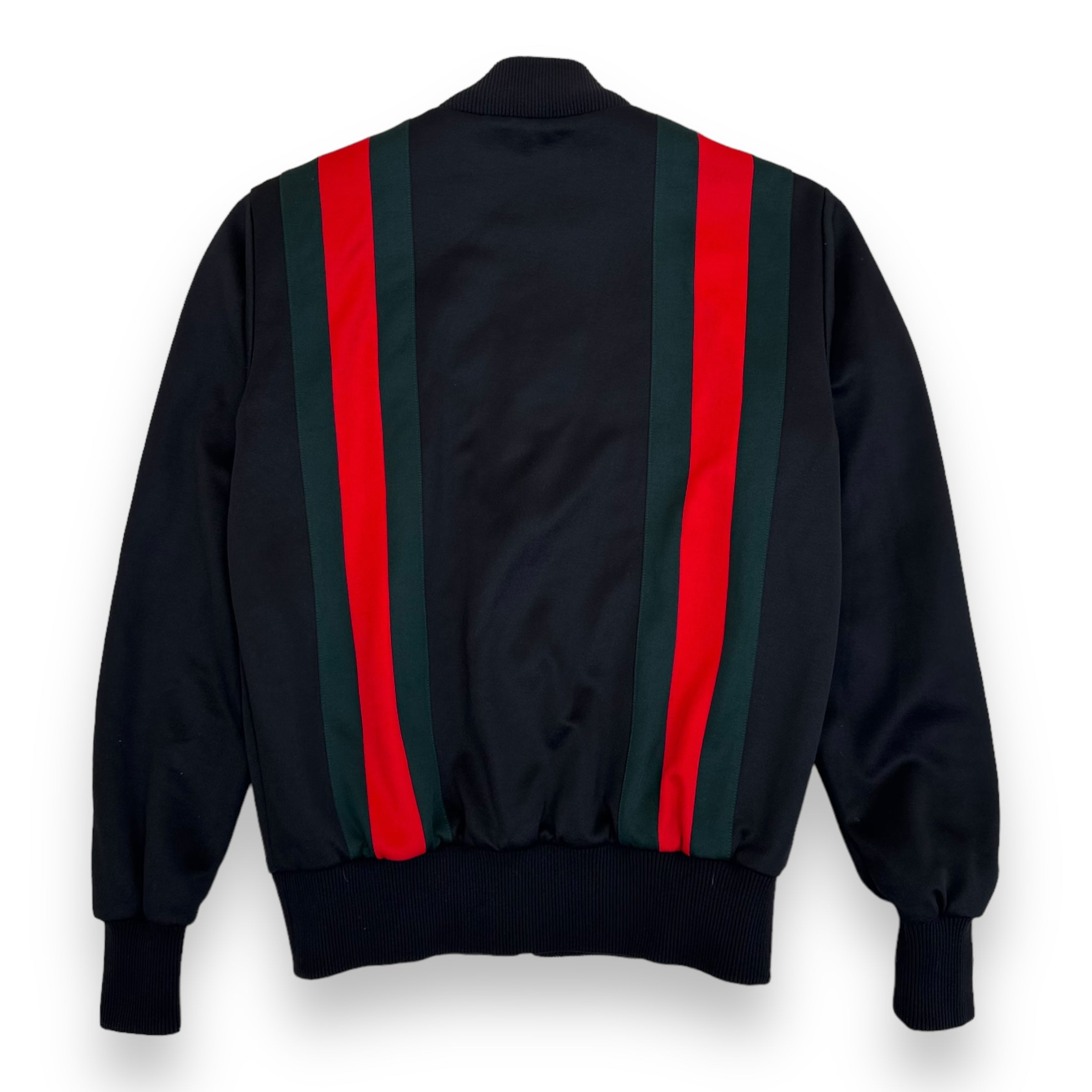 GUCCI ZIP-UP TRACK JACKET BLACK S