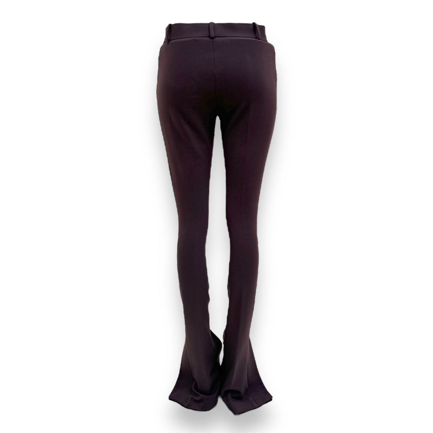 THE ATTICO SPLIT TROUSER BROWN UK8