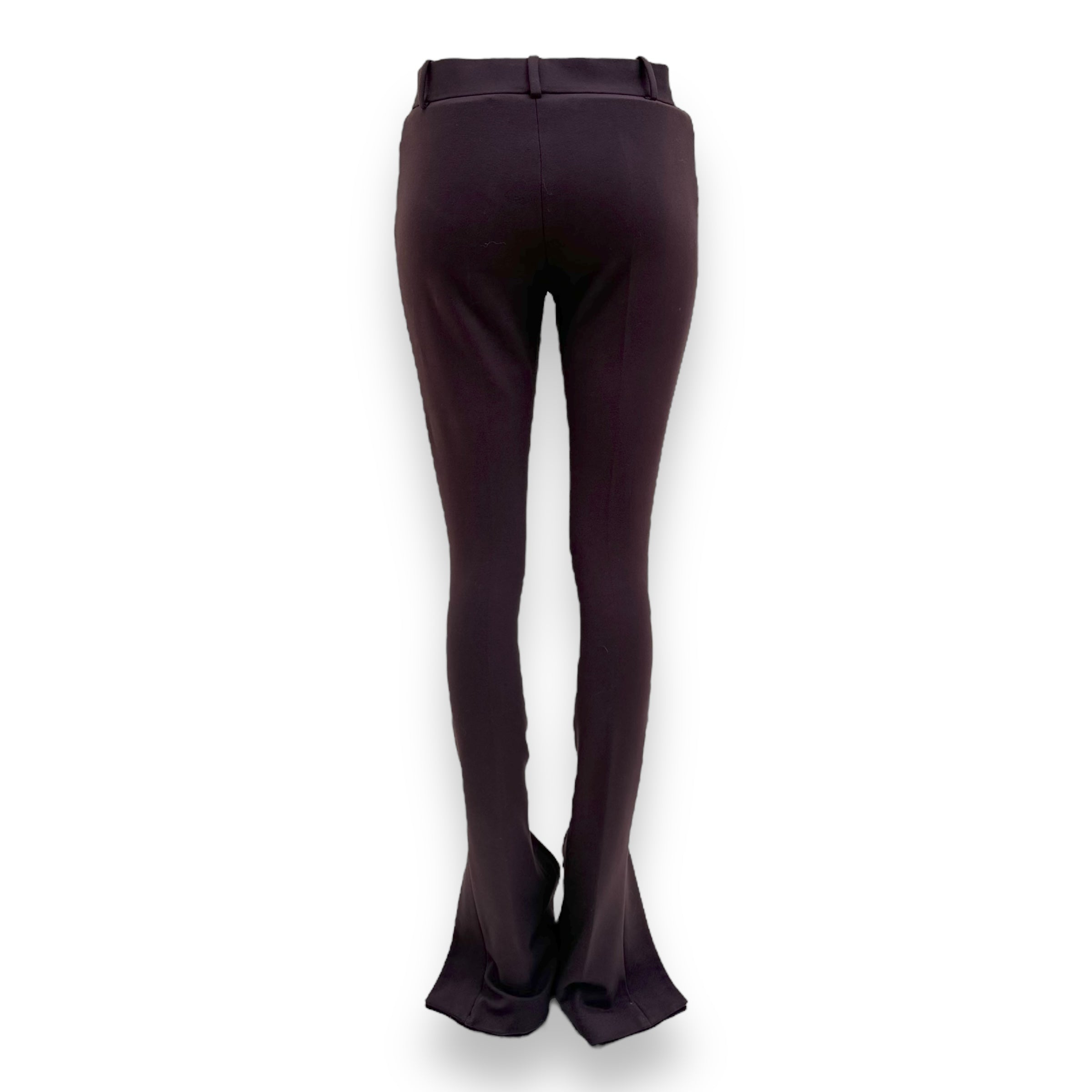 THE ATTICO SPLIT TROUSER BROWN UK8