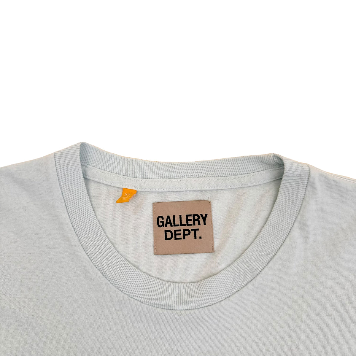 GALLERY DEPT. LOGO-PRINT T-SHIRT BABY BLUE XL