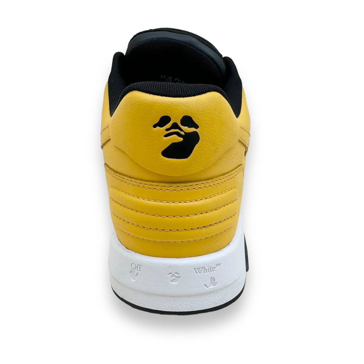 OFF-WHITE OUT OF OFFICE SNEAKER YELLOW / BLACK UK9