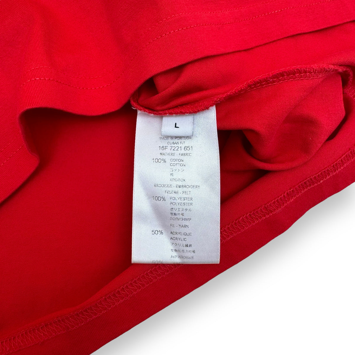 GIVENCHY STAR T-SHIRT RED RED L
