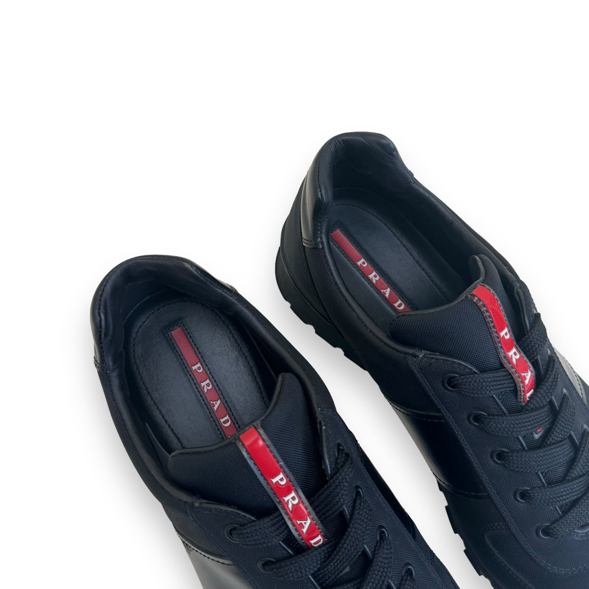 PRADA MATCH RACE RUNNER SNEAKER BLACK UK11