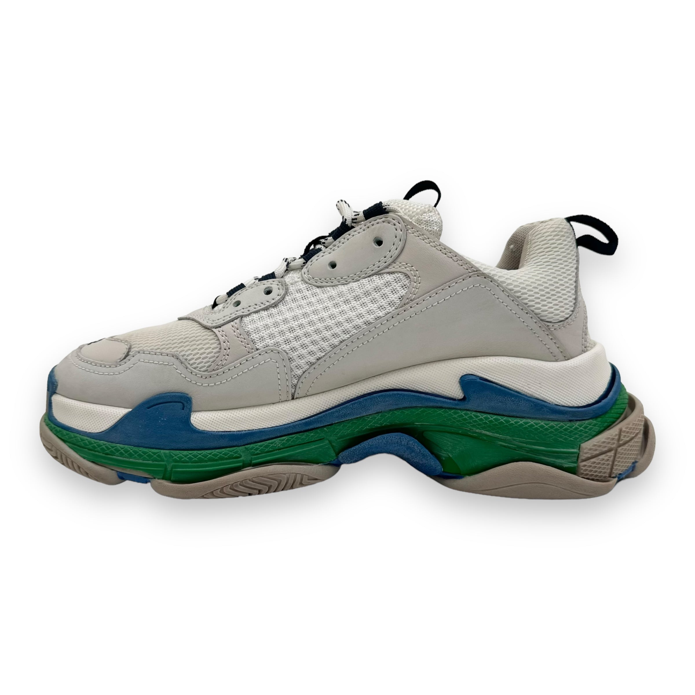BALENCIAGA TRIPLE S SNEAKER BLUE / GREEN / BEIGE UK8