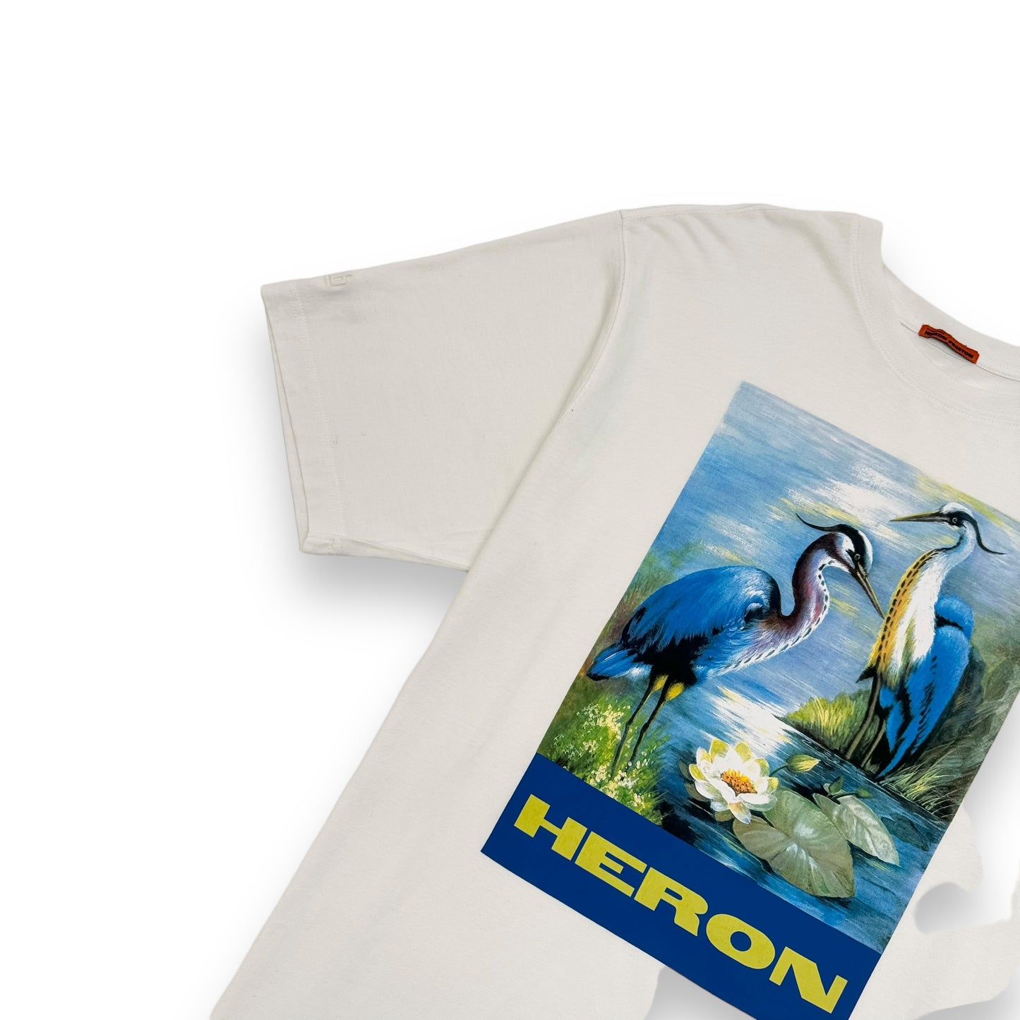 HERON PRESTON HERON T-SHIRT WHITE / BLUE M