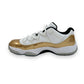 AIR JORDAN 11 RETRO LOW 'CLOSING CEREMONY' SNEAKER WHITE / GOLD UK10.5