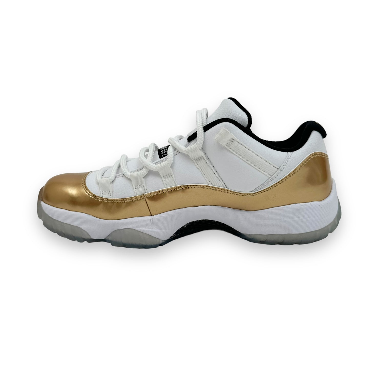 AIR JORDAN 11 RETRO LOW 'CLOSING CEREMONY' SNEAKER WHITE / GOLD UK10.5