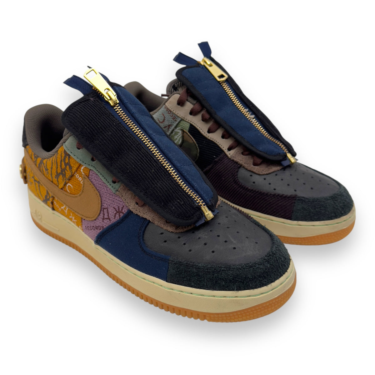 NIKE AIR FORCE 1 LOW X TRAVIS SCOTT CACTUS JACK SNEAKER UK9