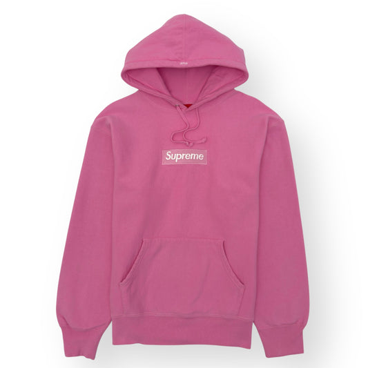 SUPREME 2021 BOX LOGO DRAWSTRING HOODIE PINK M