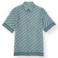 DIOR OBLIQUE SILK MONOGRAM SHIRT BLUE 40 / M