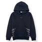MONCLER GENIUS X ADIDAS DOWN PANNEL HOODIE BLACK 3 / M