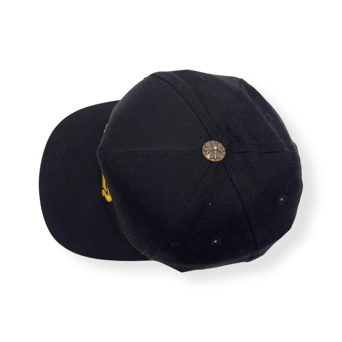 CHROME HEARTS CH BASEBALL CAP BLACK / YELLOW O/S