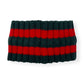 GUCCI WOOL WEB HEADBAND GREEN / RED S