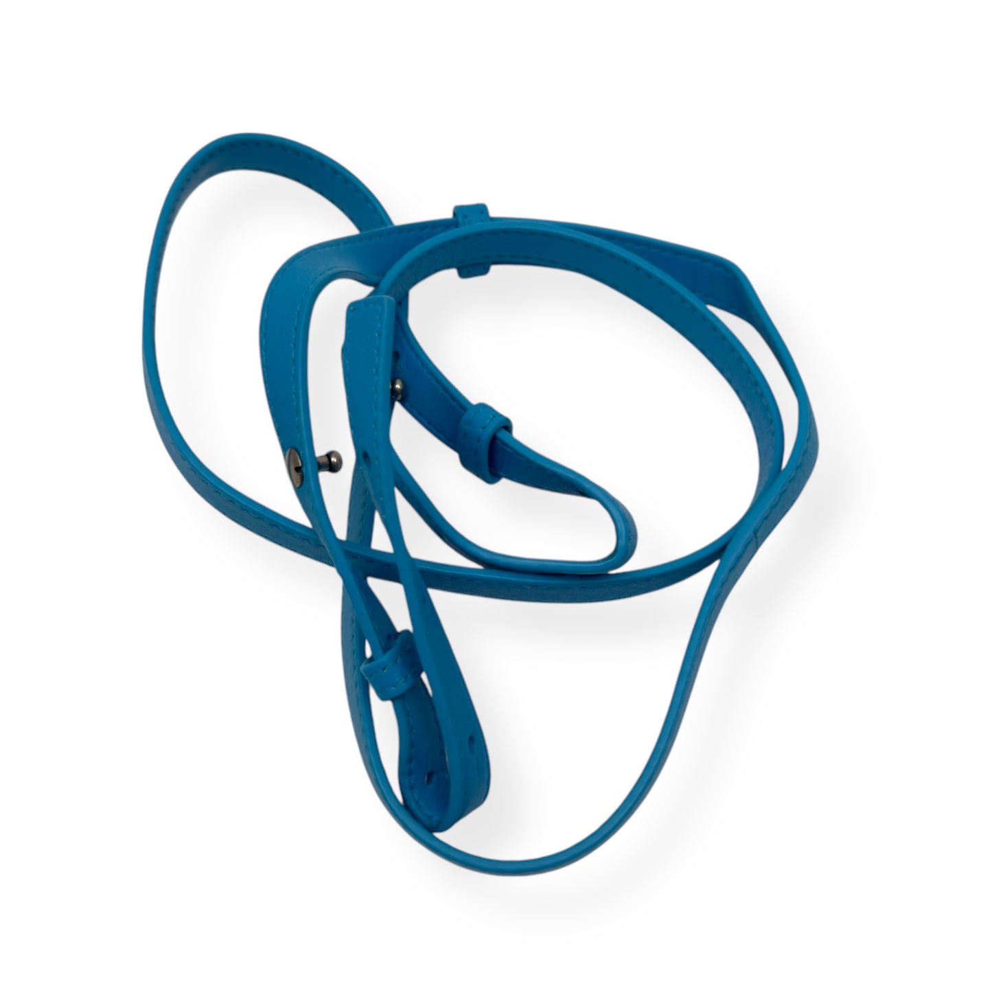 BALENCIAGA BISTRO RECYCLED NYLON BASKET BAG BLUE XXS