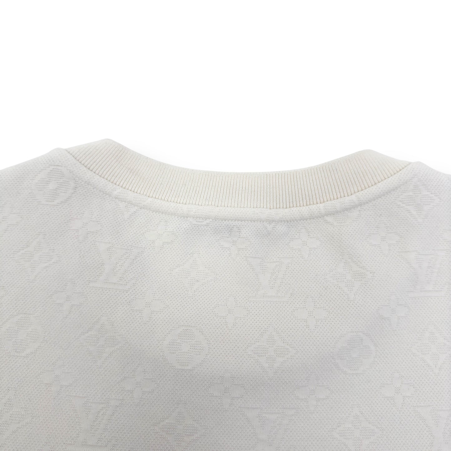 LOUIS VUITTON SIGNATURE 3D POCKET MONOGRAM T-SHIRT WHITE XXL