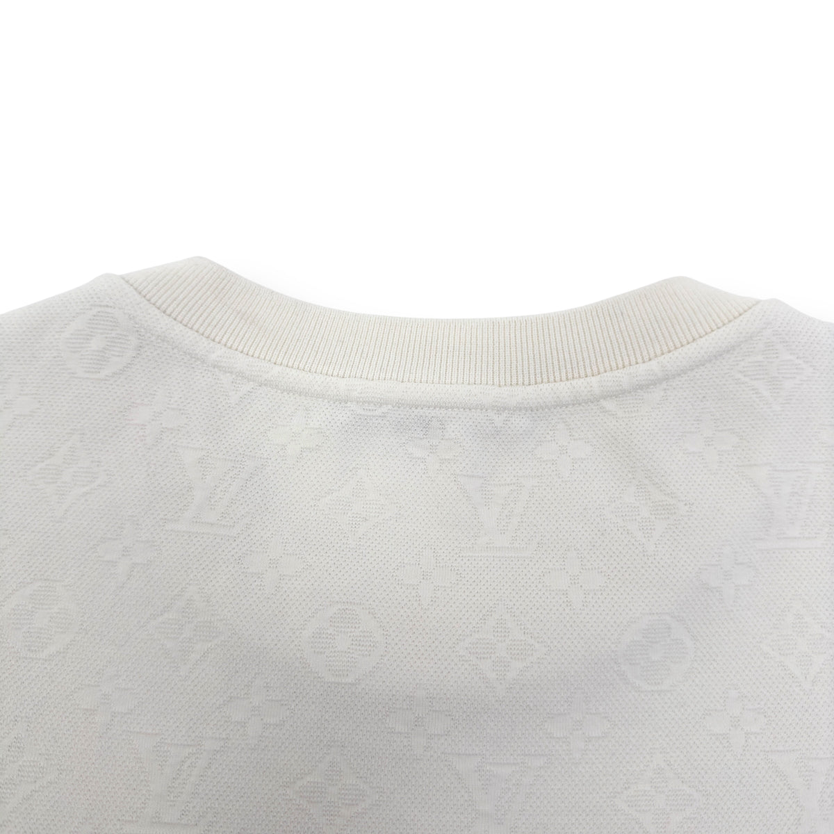 LOUIS VUITTON SIGNATURE 3D POCKET MONOGRAM T-SHIRT WHITE XXL